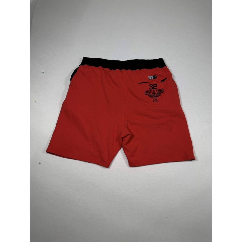 Hustle Gang Shorts Mens XL Red Graphic Sweat Drawstring HG Logo Fleece‎ Casual - Picture 9 of 10